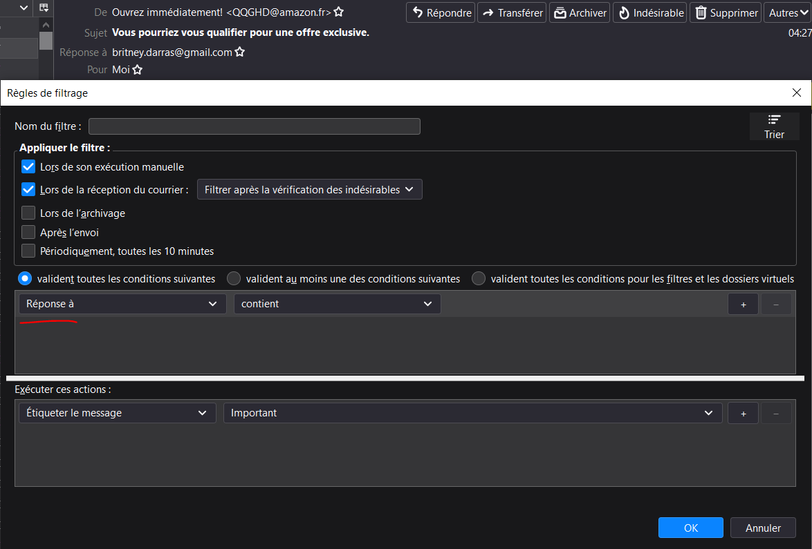 Filtre Réponse à dans Thunderbird Atma blog — free download